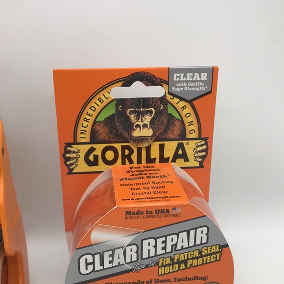 Gorilla Lot of 2 Rolls of Tapes—1–Shipping & 1–Repair/Both Clear - Picture 3 of 9
